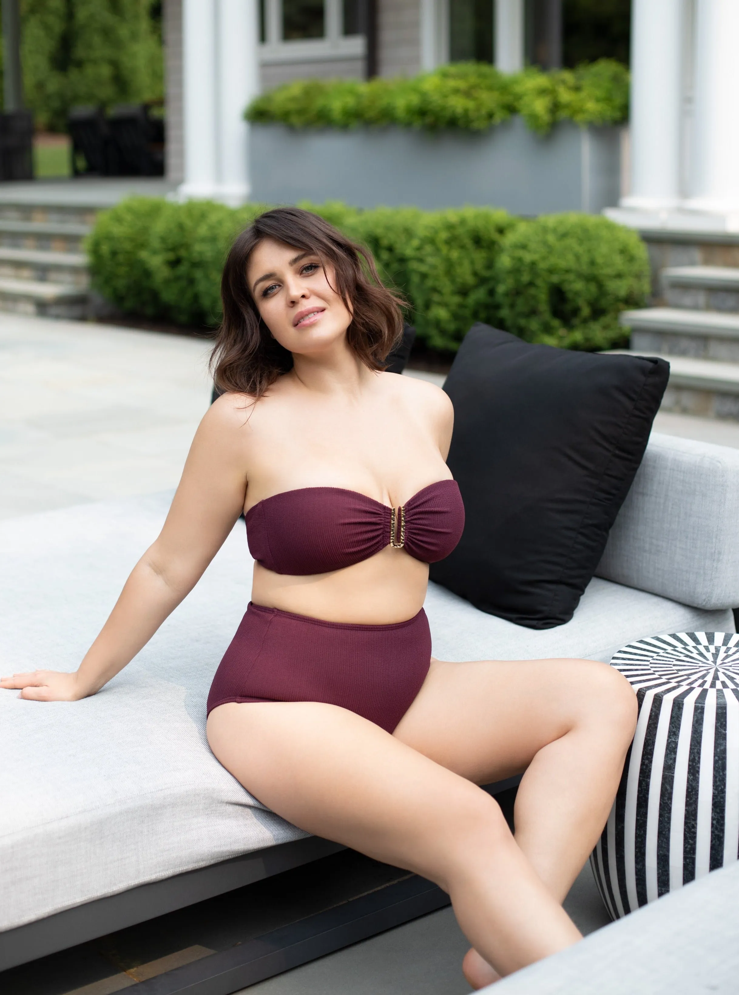 Cindy Swim Top Auburn Texture sold by Change of Scenery product image thumbnail 4