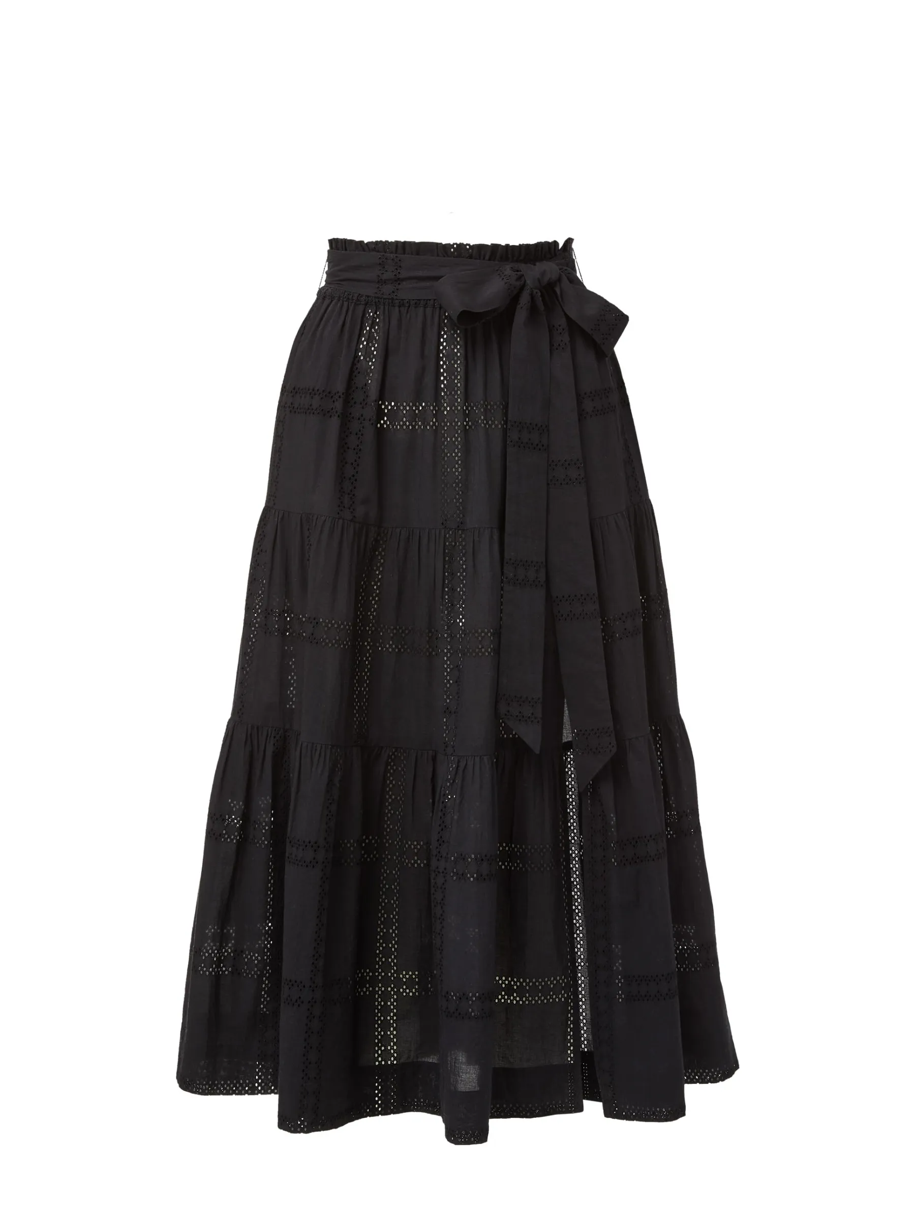 Jenni Skirt in Black Seaside Eyelet sold by Change of Scenery