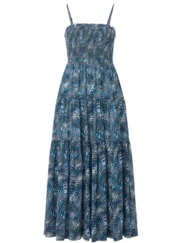 Kristen Dress Abstract Wave made by Change of Scenery