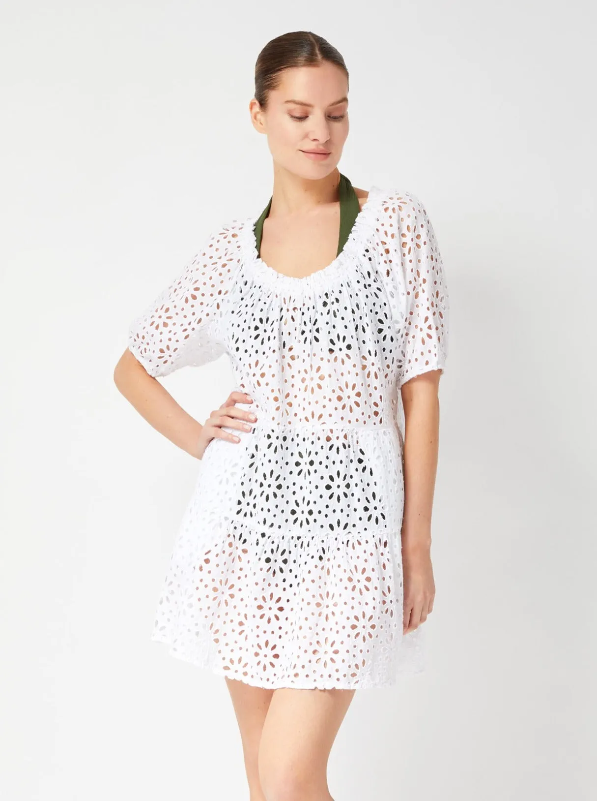 Kelly Dress Fresh White Seaside Eyelet sold by Change of Scenery product image thumbnail 4