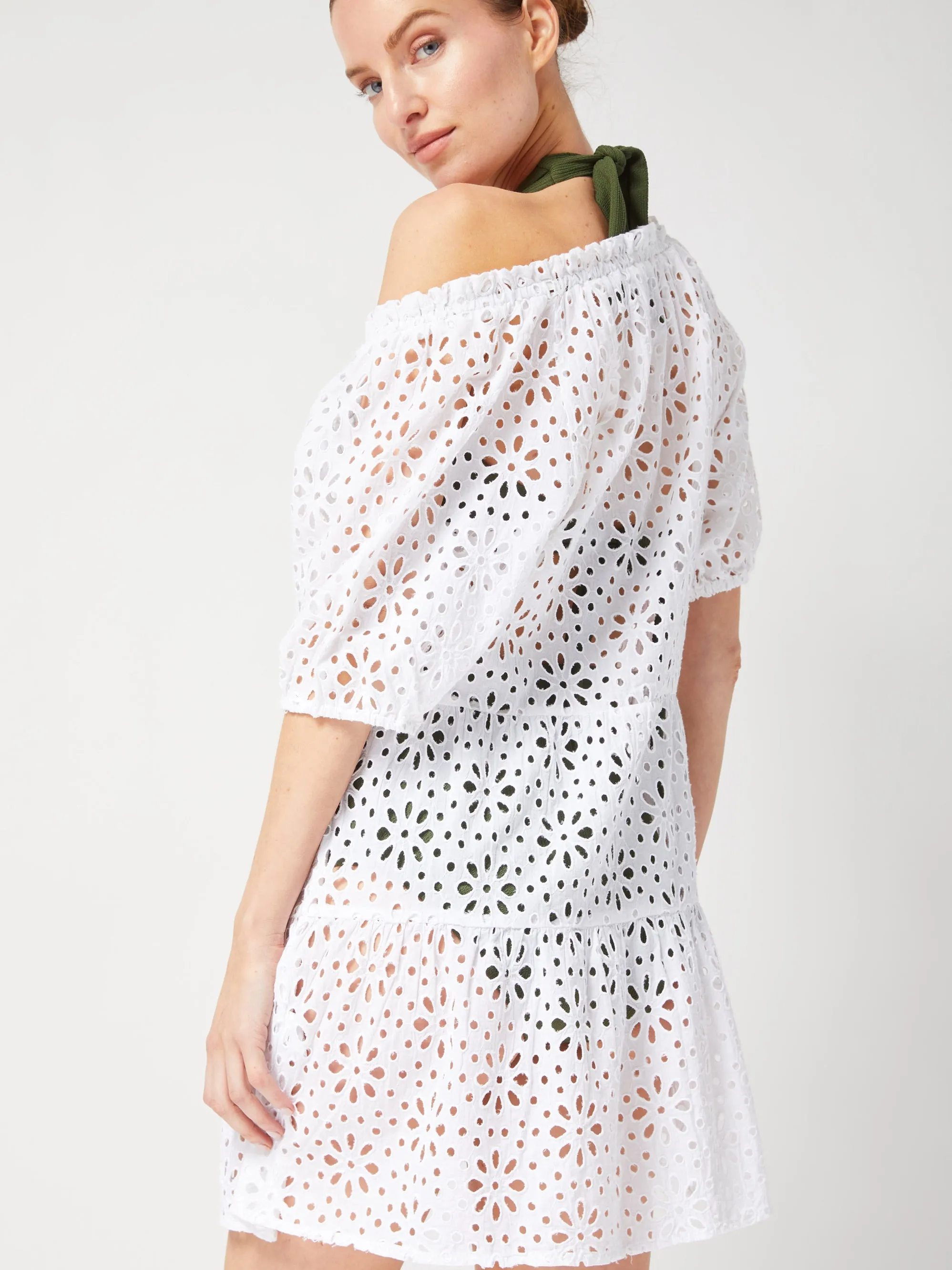 Kelly Dress Fresh White Seaside Eyelet sold by Change of Scenery product image thumbnail 5