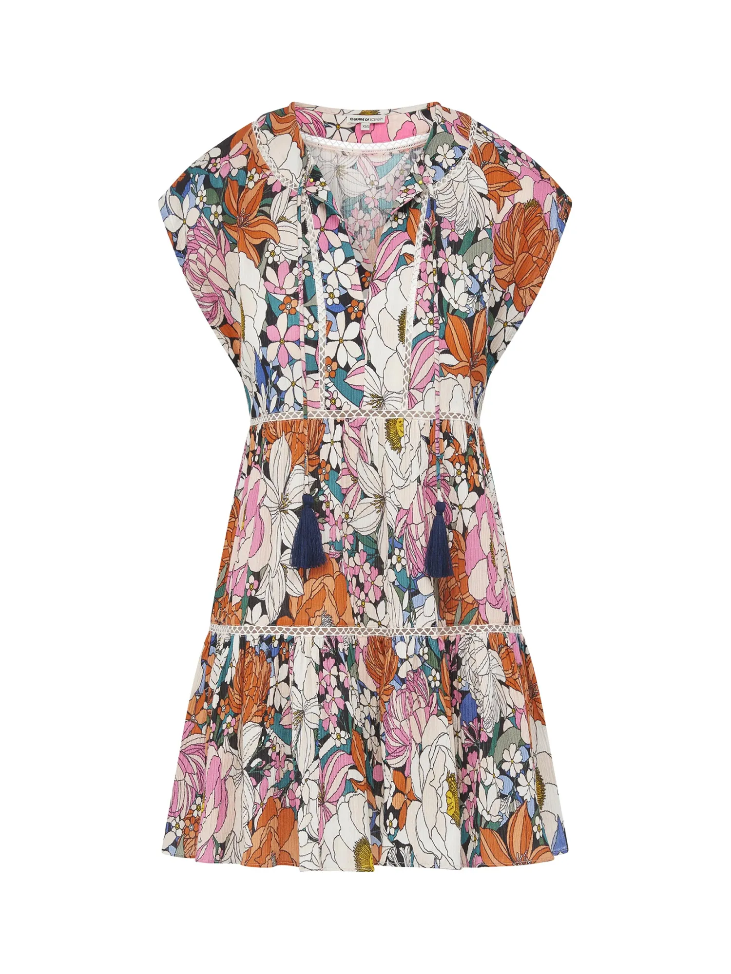 Gari Dress Tropical Garden sold by Change of Scenery