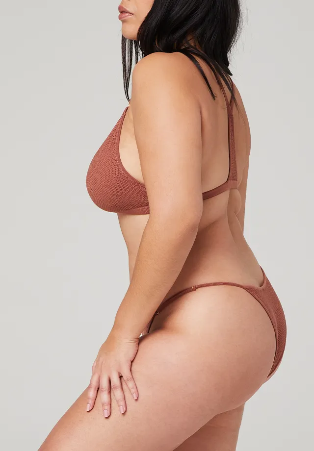 Merino Bikini Bottom - Cinnamon sold by Chosenwoven