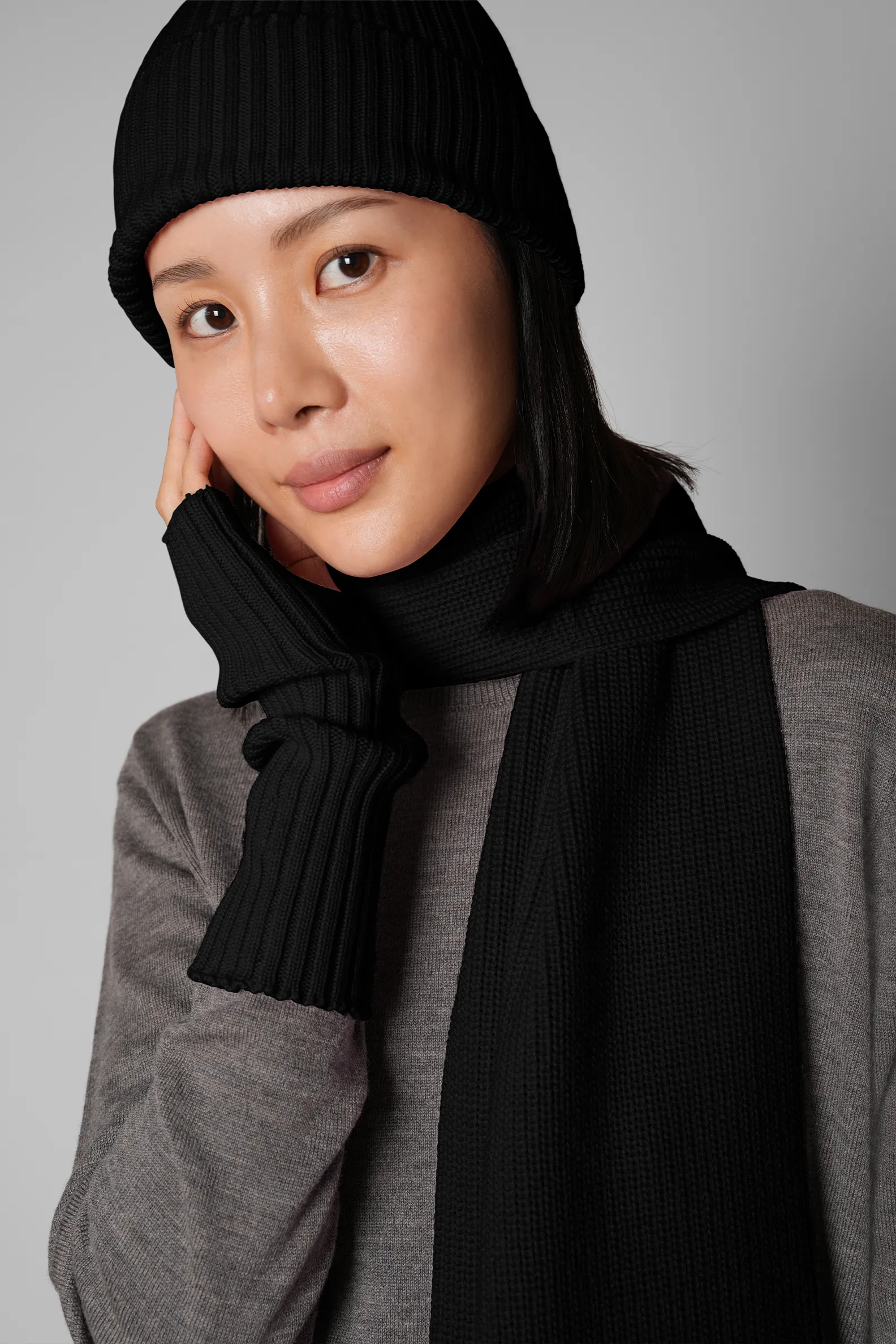 Merino Rib Beanie | The City Rib sold by Chosenwoven