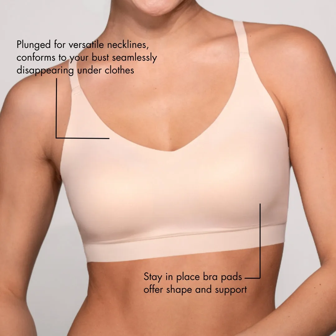 Floatley 3-Pack Cozy Wireless Scoop Plunge Bra sold by Floatley product image thumbnail 5
