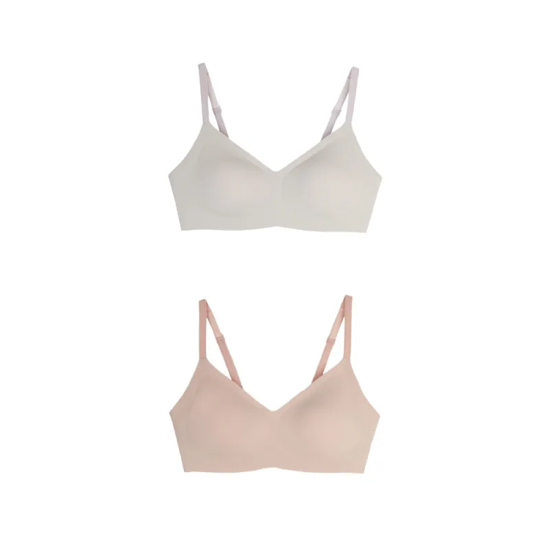 Floatley 2-Pack To The T-Shirt Wireless Lift Bra made by Floatley