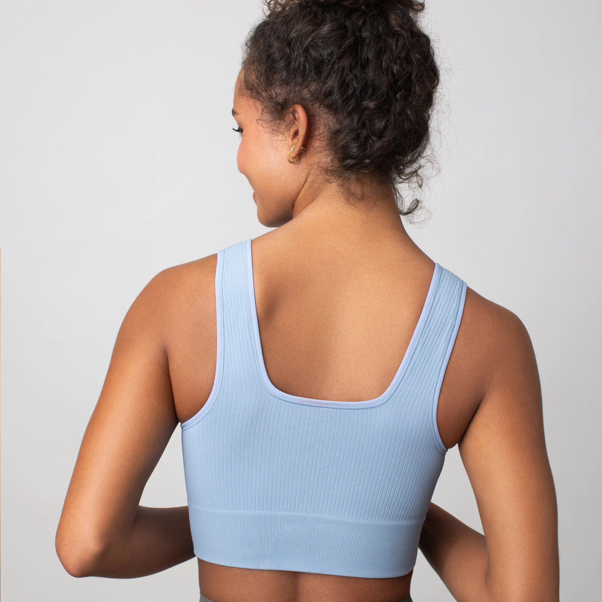 Floatley Seamlessly Square Neck Longline Sports Bra sold by Floatley product image thumbnail 4