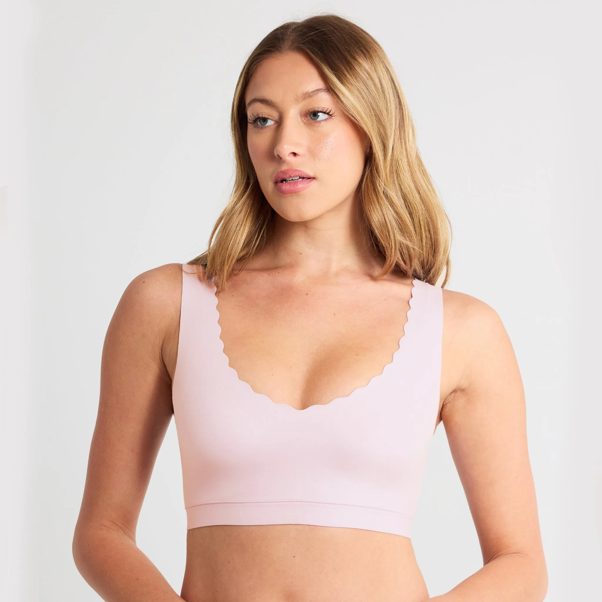 Floatley 3-Pack Cozy Bra & Cozy Wireless Scalloped Bra sold by Floatley product image thumbnail 2