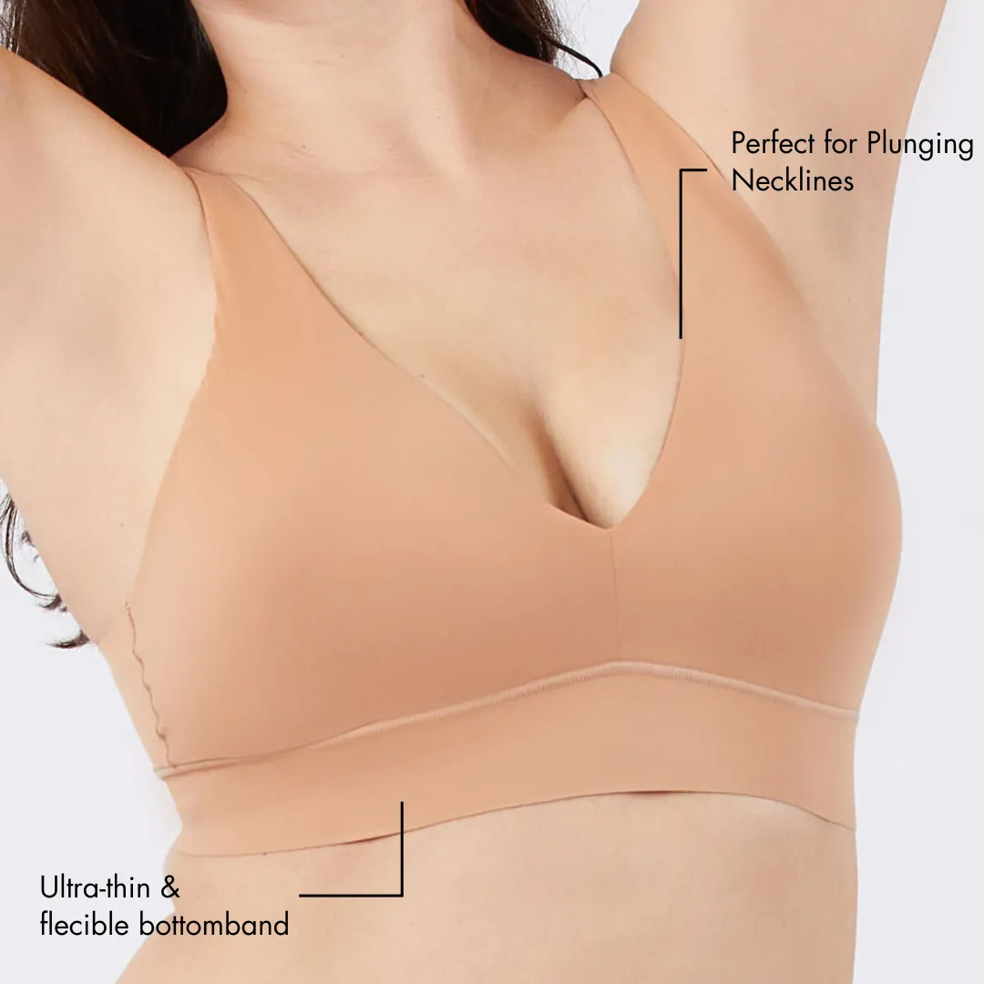 Floatley Cozy Wireless Plunge Bra sold by Floatley product image thumbnail 5