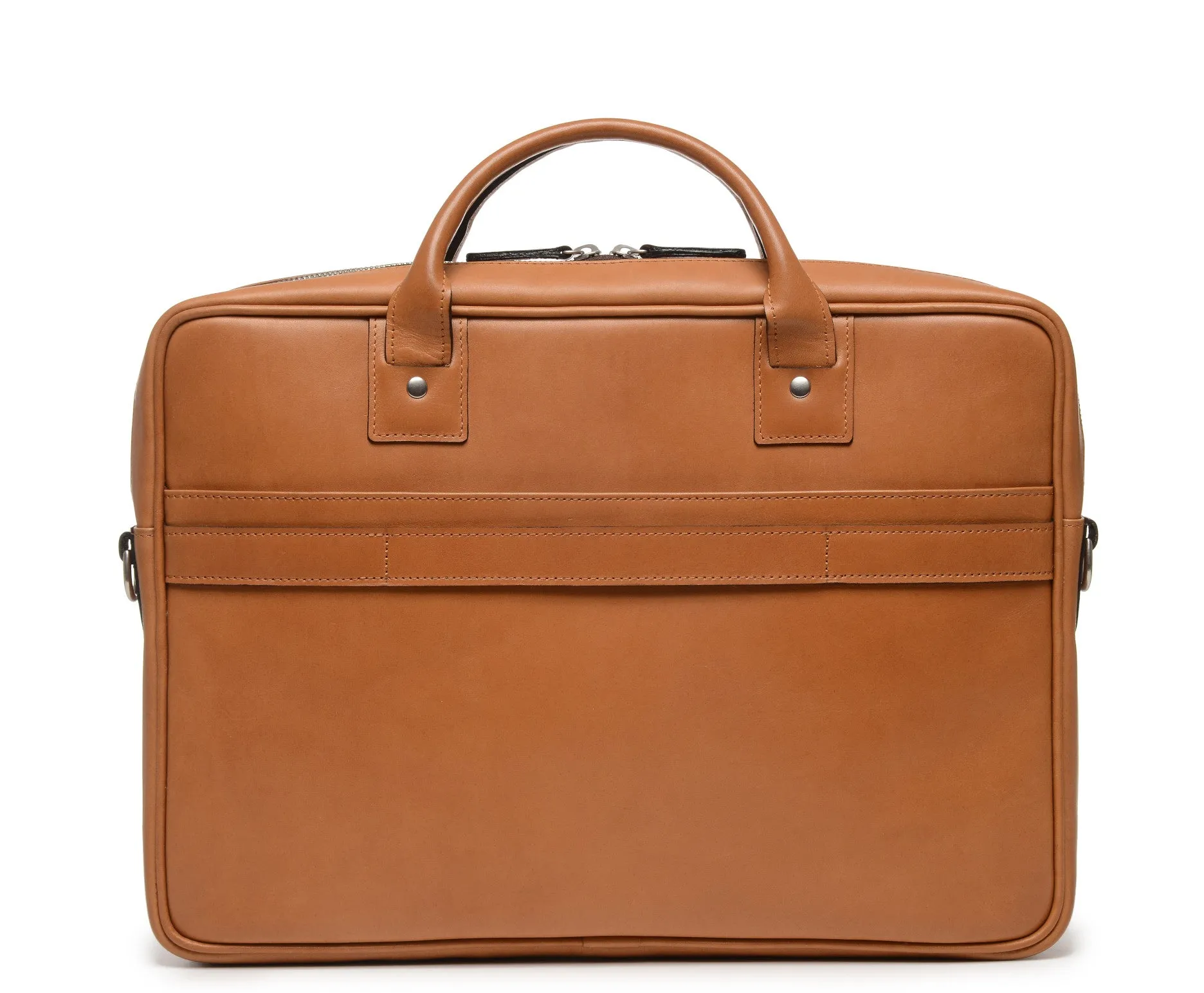 Dylan Slim Leather Briefcase sold by Korchmar product image thumbnail 5