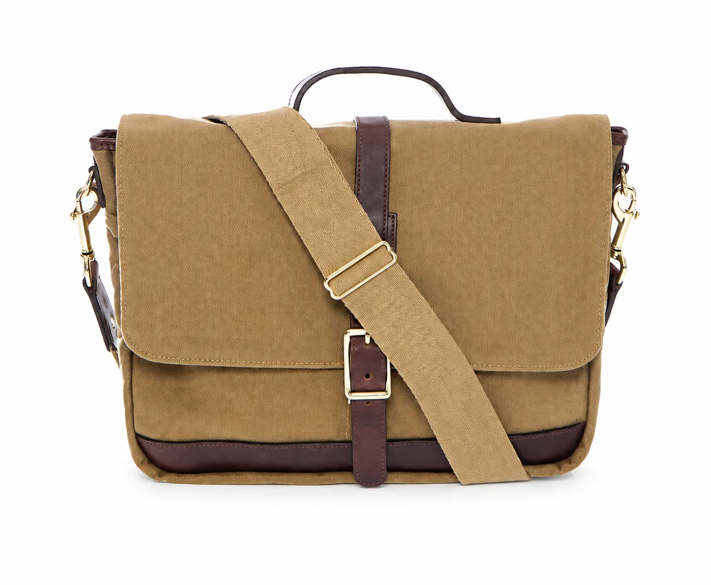 Dawson Waxed Cotton Twill Messenger sold by Korchmar