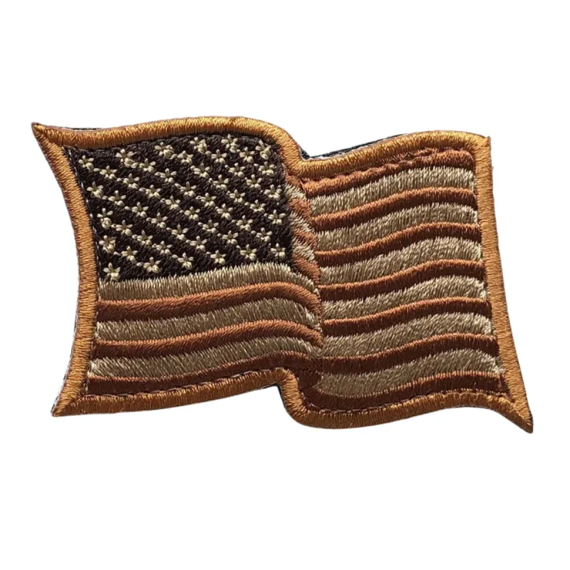 US Flag Waving Patch - Subdued RWB sold by Notch