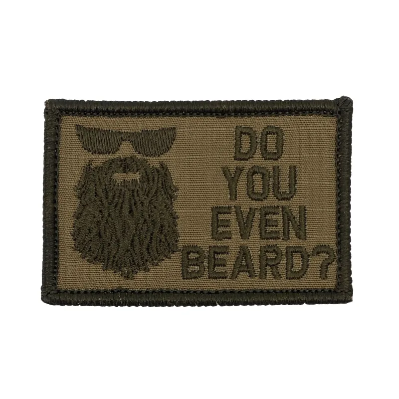 Do You Even Beard? Patch - Coyote Brown sold by Notch