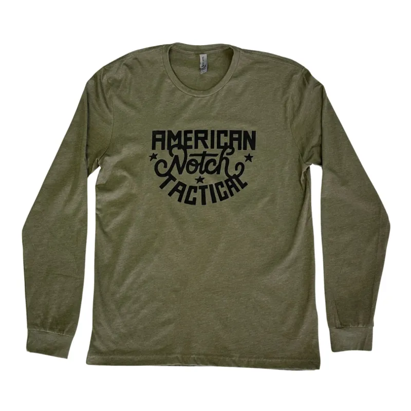 Notch American Tactical Long Sleeve Tee - Military Green sold by Notch