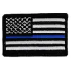 US Flag Patch - Thin Blue Line Embroidered sold by Notch