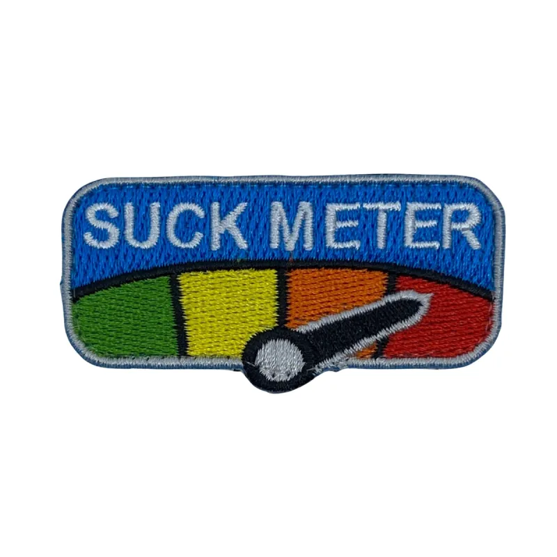 Suck Meter Patch - Full Color sold by Notch