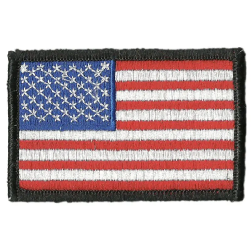 US Flag Patch - Black Border sold by Notch