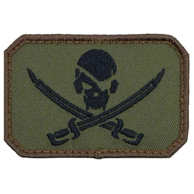 Pirate Skull Flag Patch - Forest sold by Notch