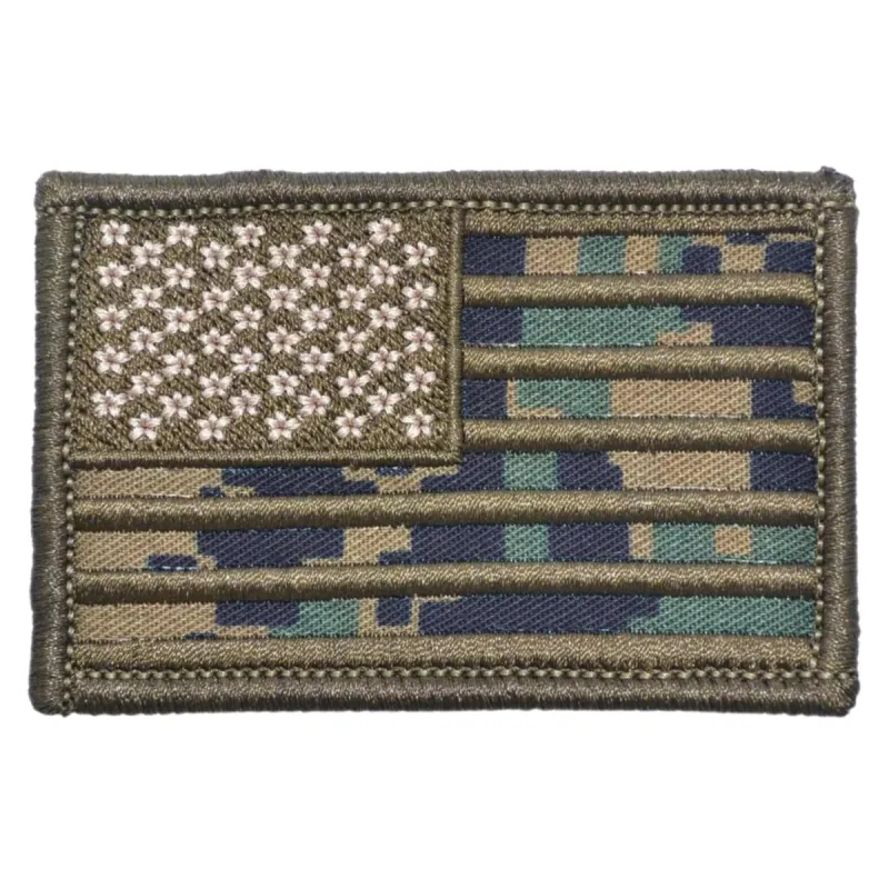 US Flag Patch - MARPAT Woodland sold by Notch