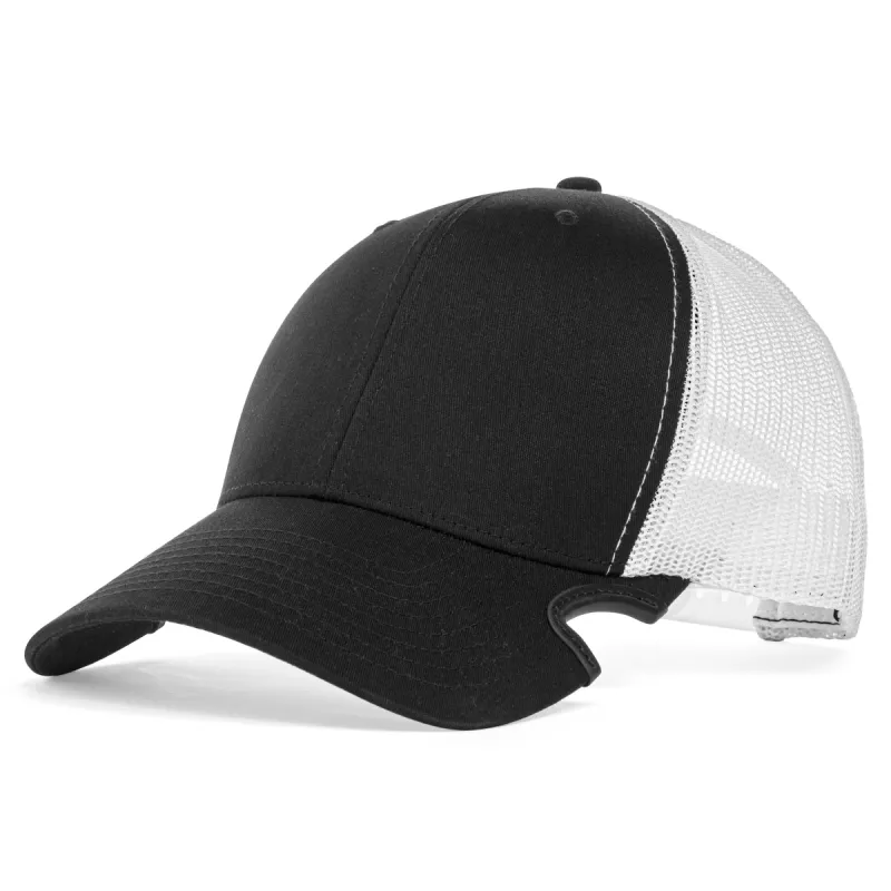Notch Classic Adjustable Black/White Trucker Blank - Final Sale sold by Notch