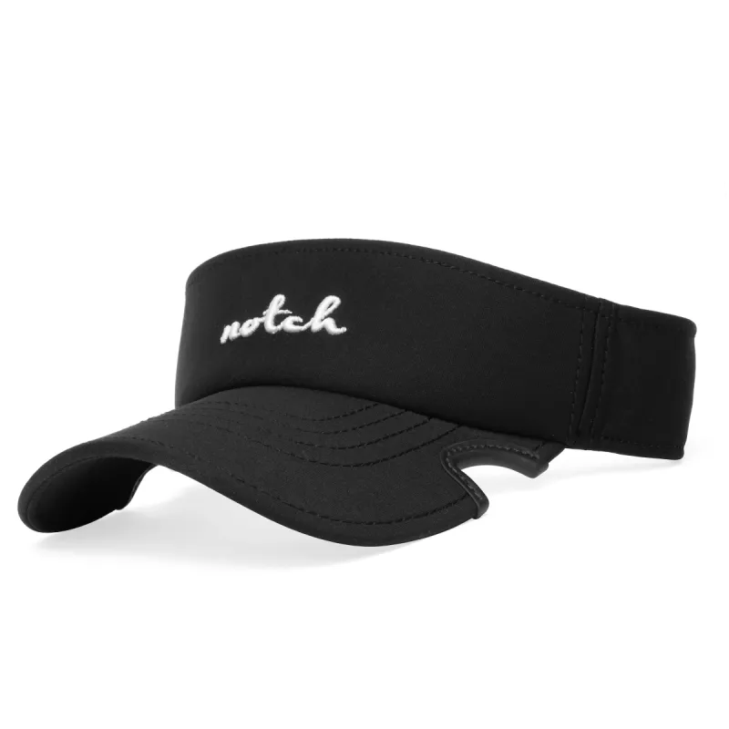 Notch Classic Adjustable Black/White Visor sold by Notch