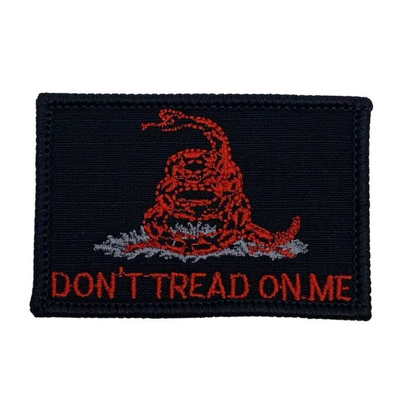 Gadsden - Don't Tread On Me Patch - Black-Red sold by Notch