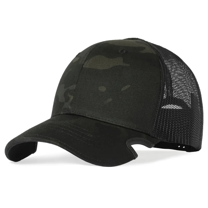 Notch Classic Adjustable Multicam Black Trucker Blank sold by Notch