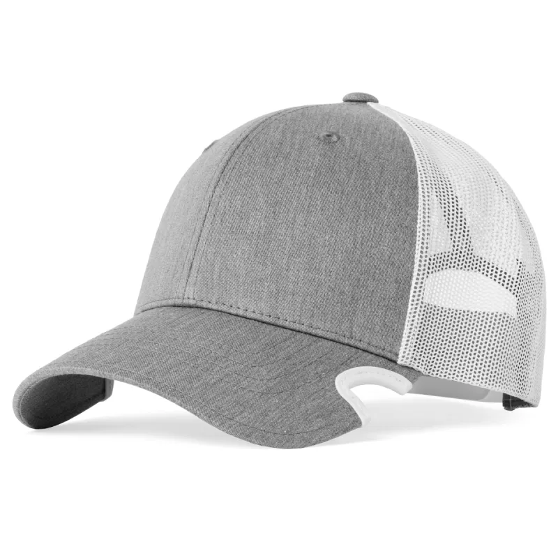 Notch Classic Adjustable Heather/White Trucker Blank sold by Notch