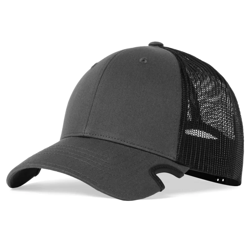 Notch Classic Adjustable Charcoal/Black Trucker Blank sold by Notch