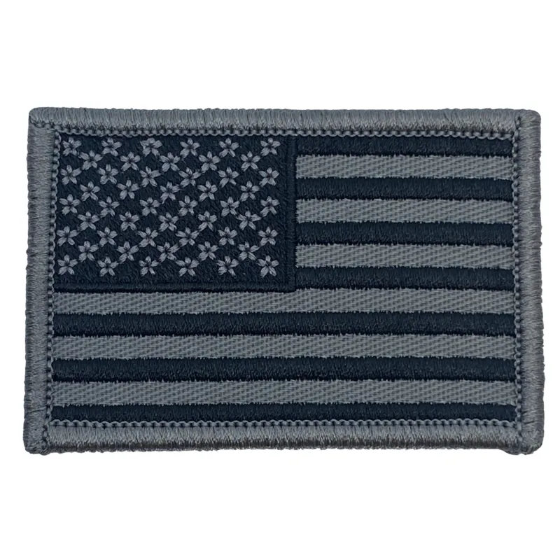 US Flag Patch - Grey-Black sold by Notch