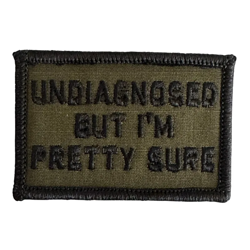 Undiagnosed But I'm Pretty Sure Patch - Olive Drab sold by Notch