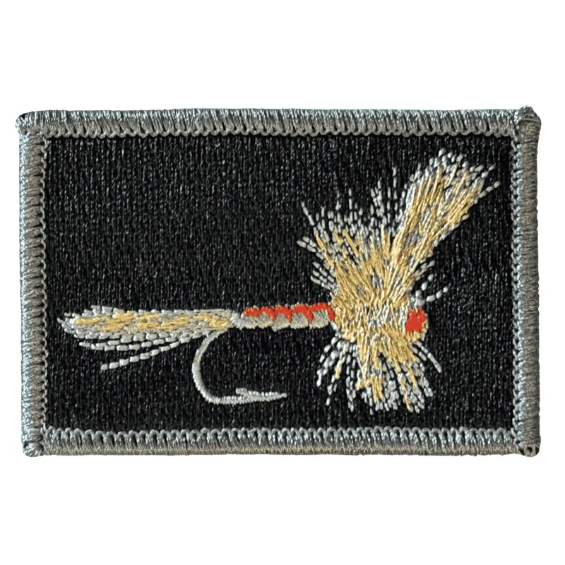 Dry Fly Fishing Patch - Black sold by Notch