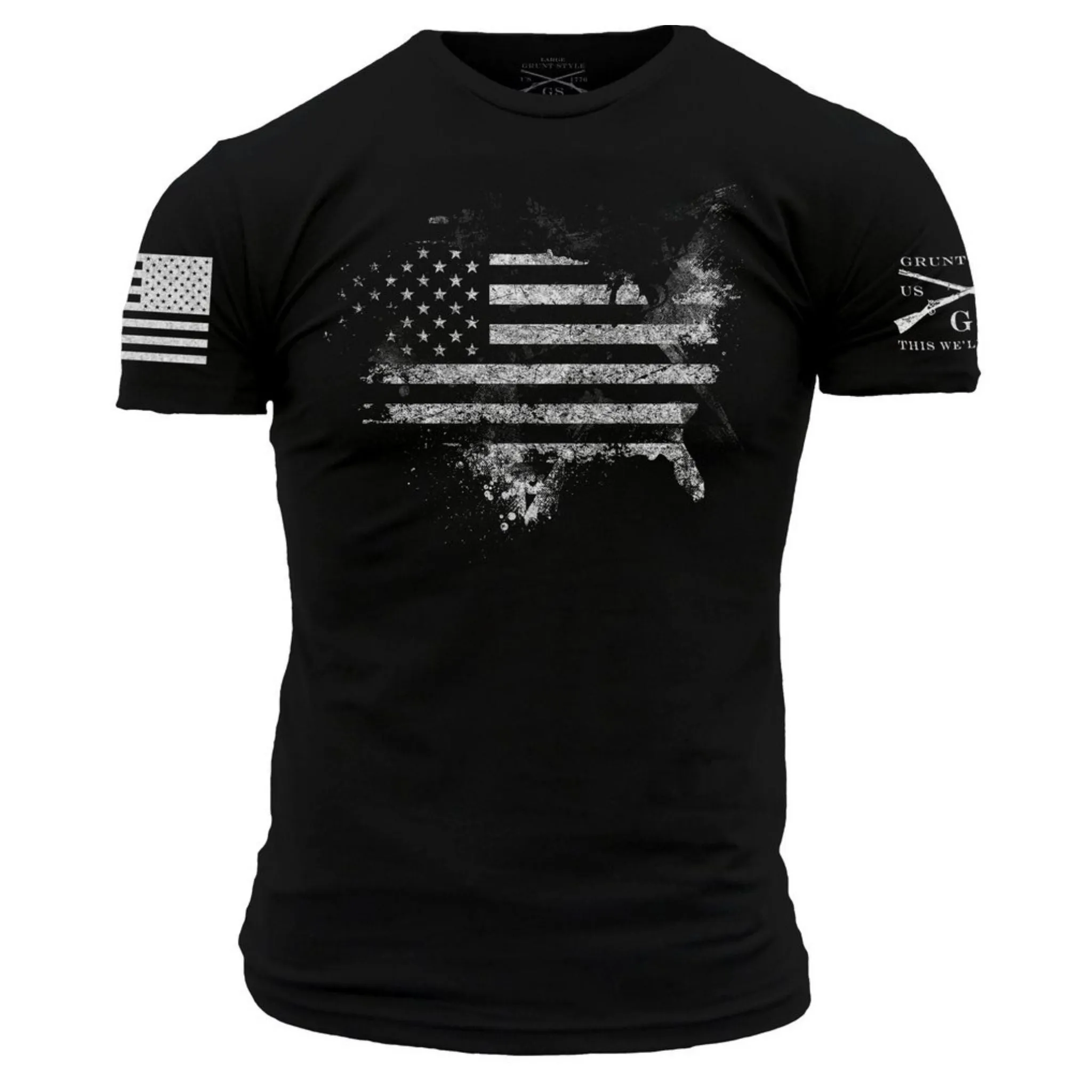 American Acid - Black - Grunt Style Tee sold by Notch