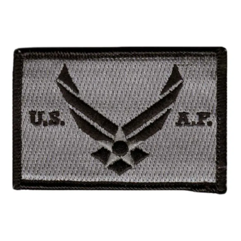 US Air Force Patch- Silver-Black sold by Notch