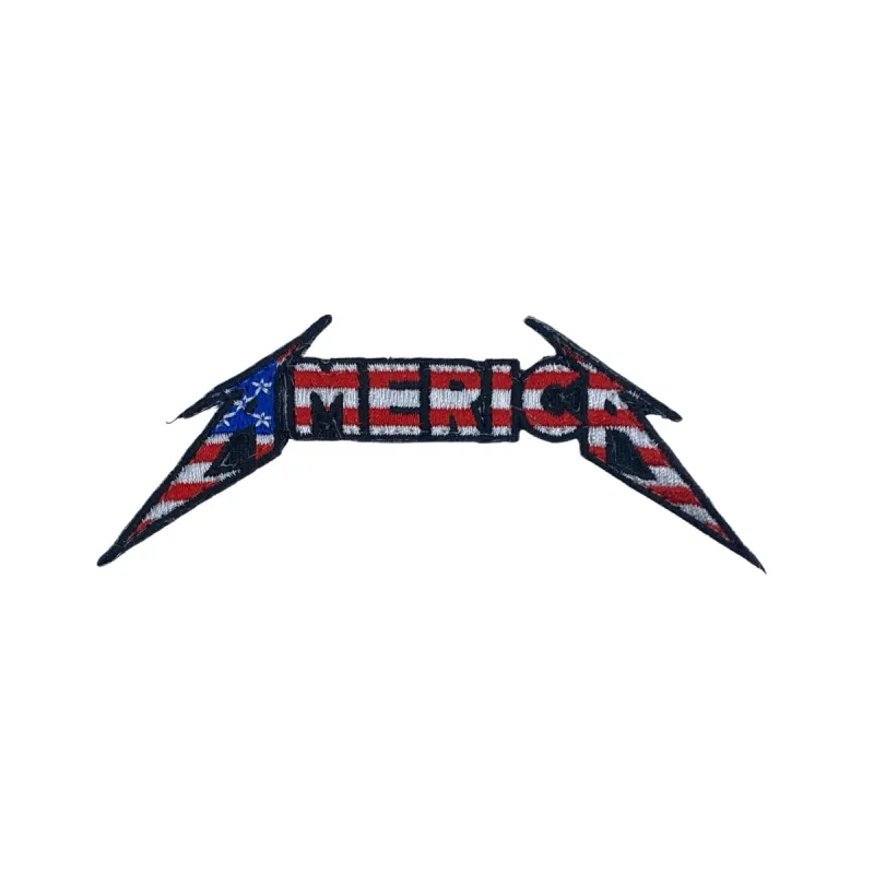 America Rocks Patch - Red-White-Blue sold by Notch