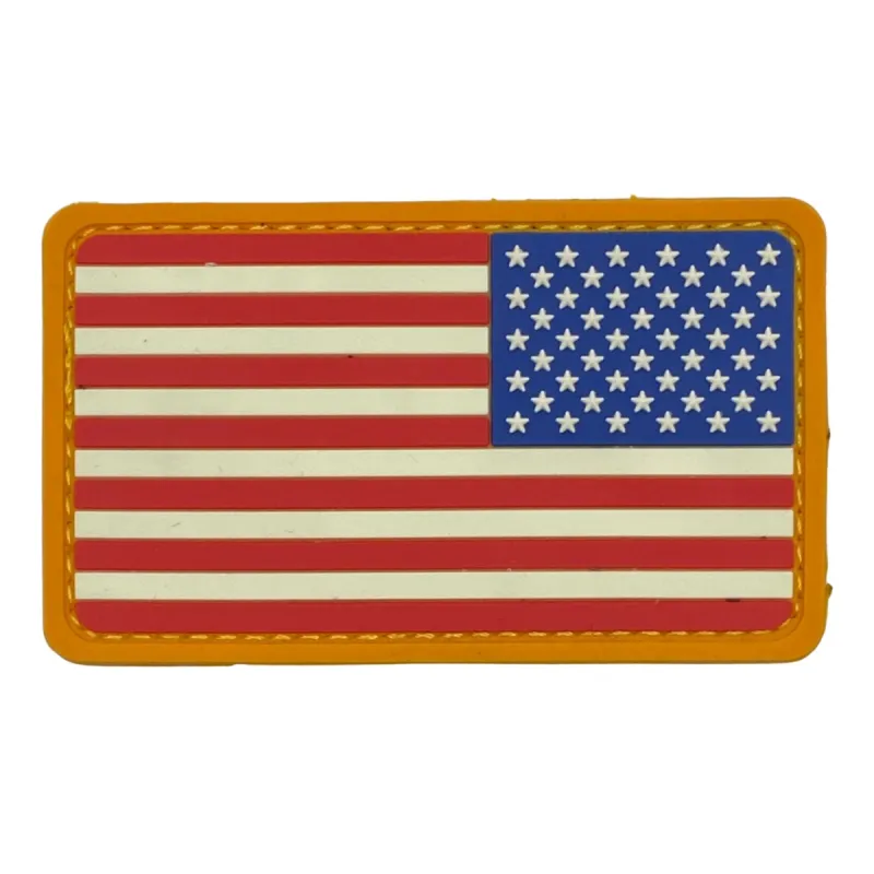 US Flag Reversed PVC Patch - Full Color sold by Notch