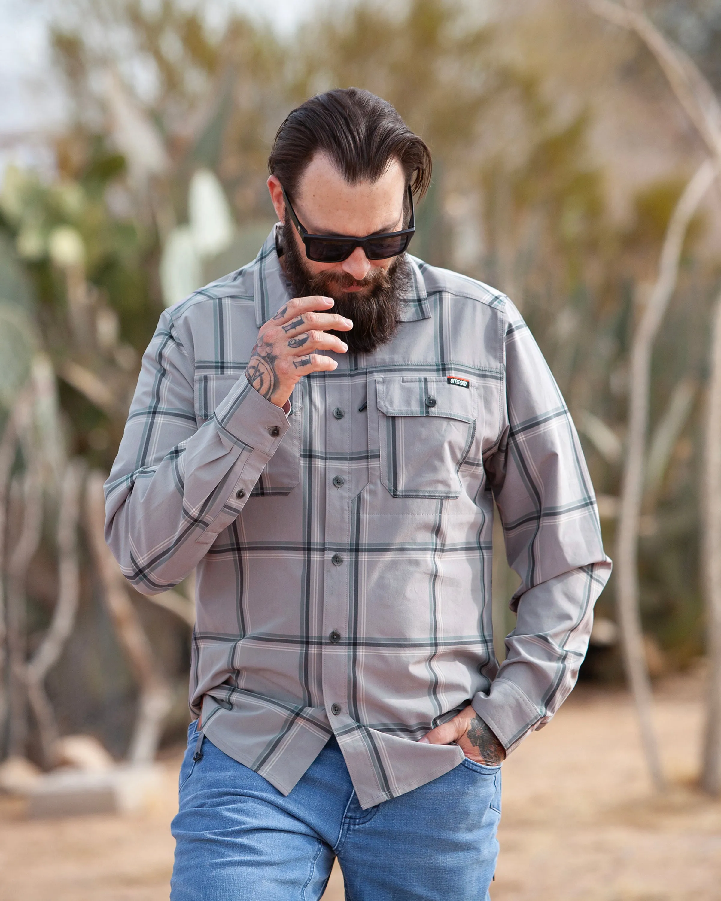 Scrimshaw LS - Steeple Grey sold by Off The Grid Surplus