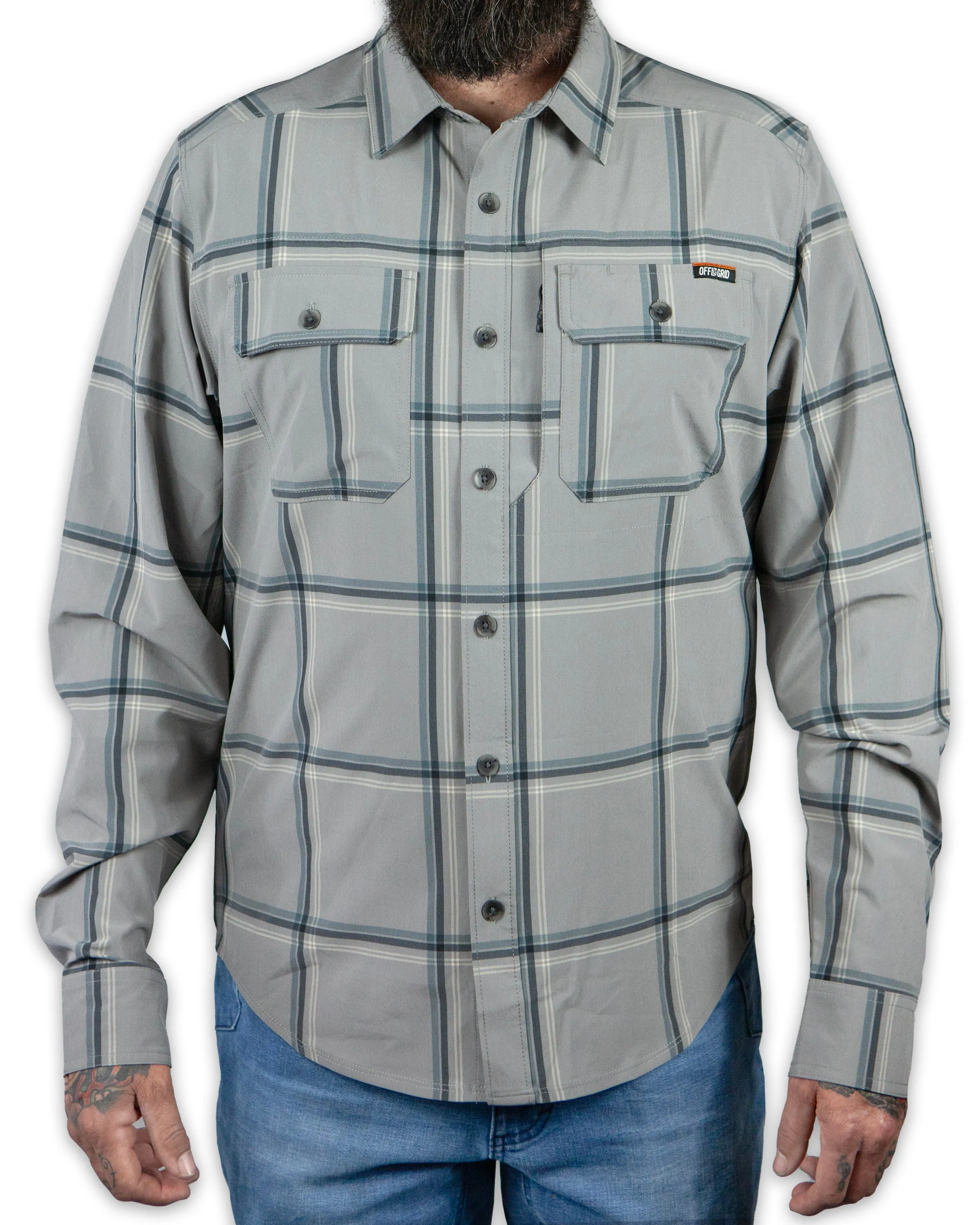 Scrimshaw LS - Steeple Grey sold by Off The Grid Surplus product image thumbnail 3