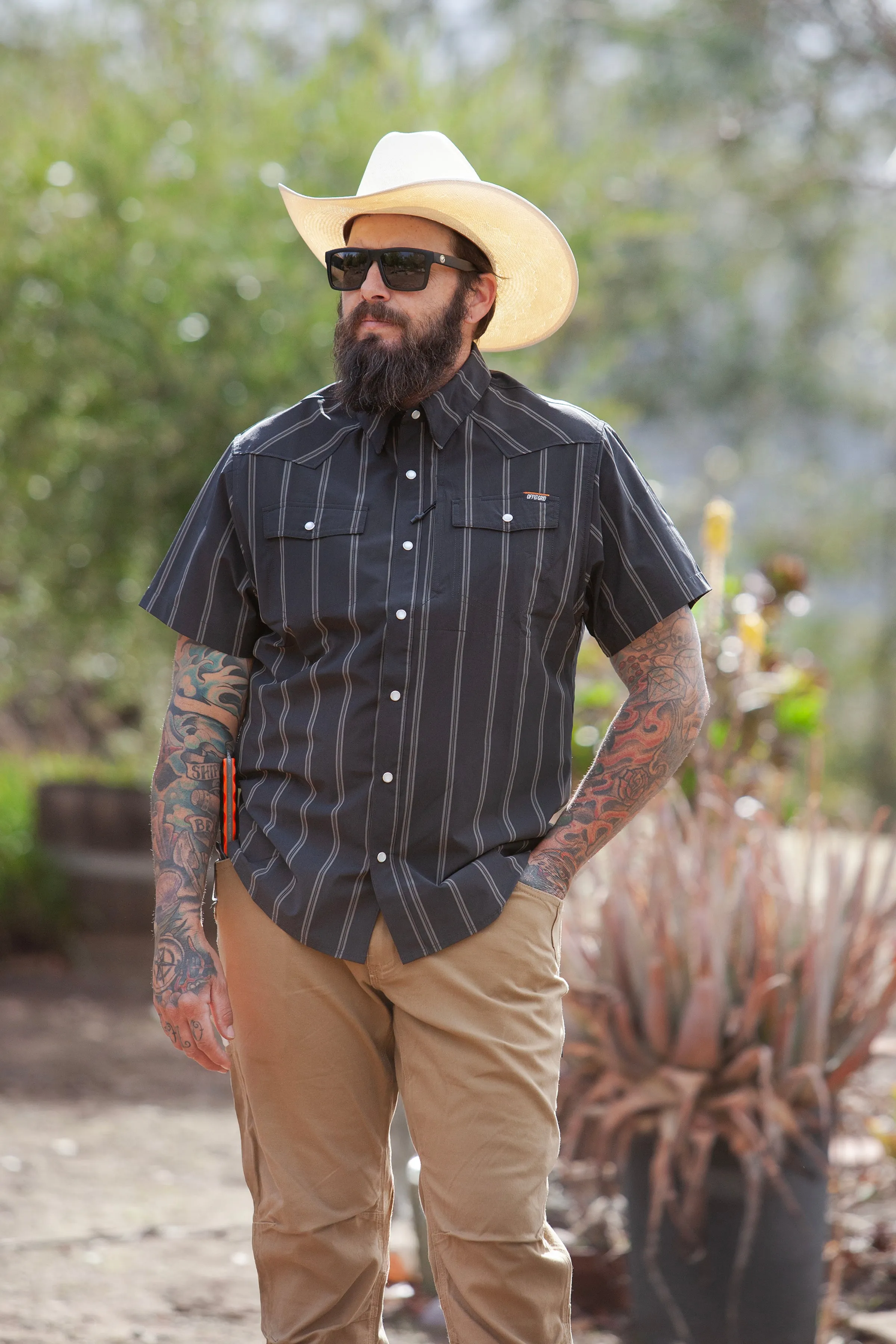 Daryll SS Shirt - Vintage Black sold by Off The Grid Surplus