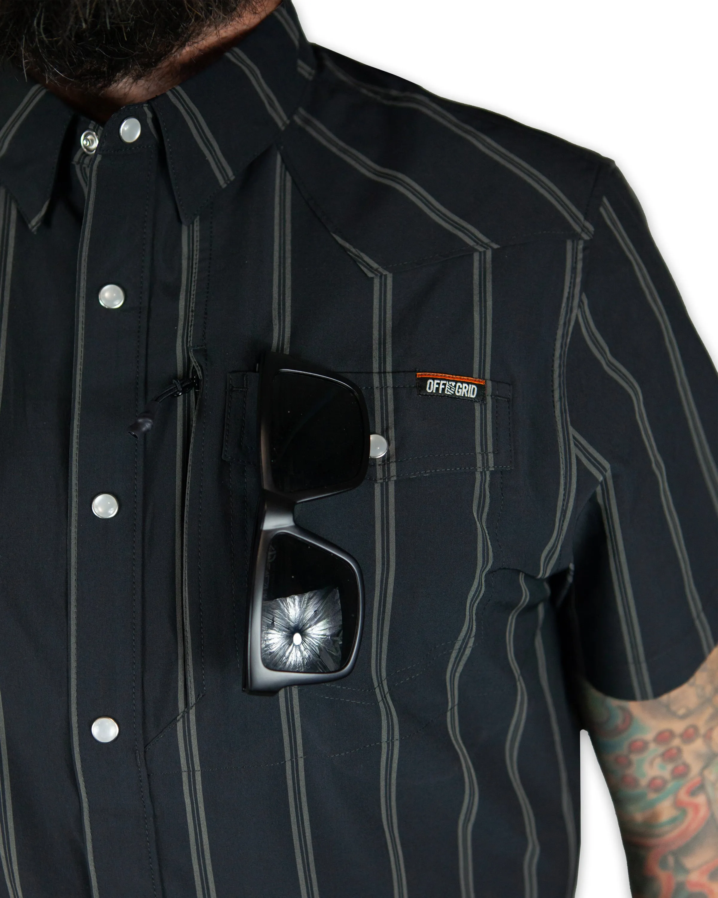 Daryll SS Shirt - Vintage Black sold by Off The Grid Surplus product image thumbnail 3