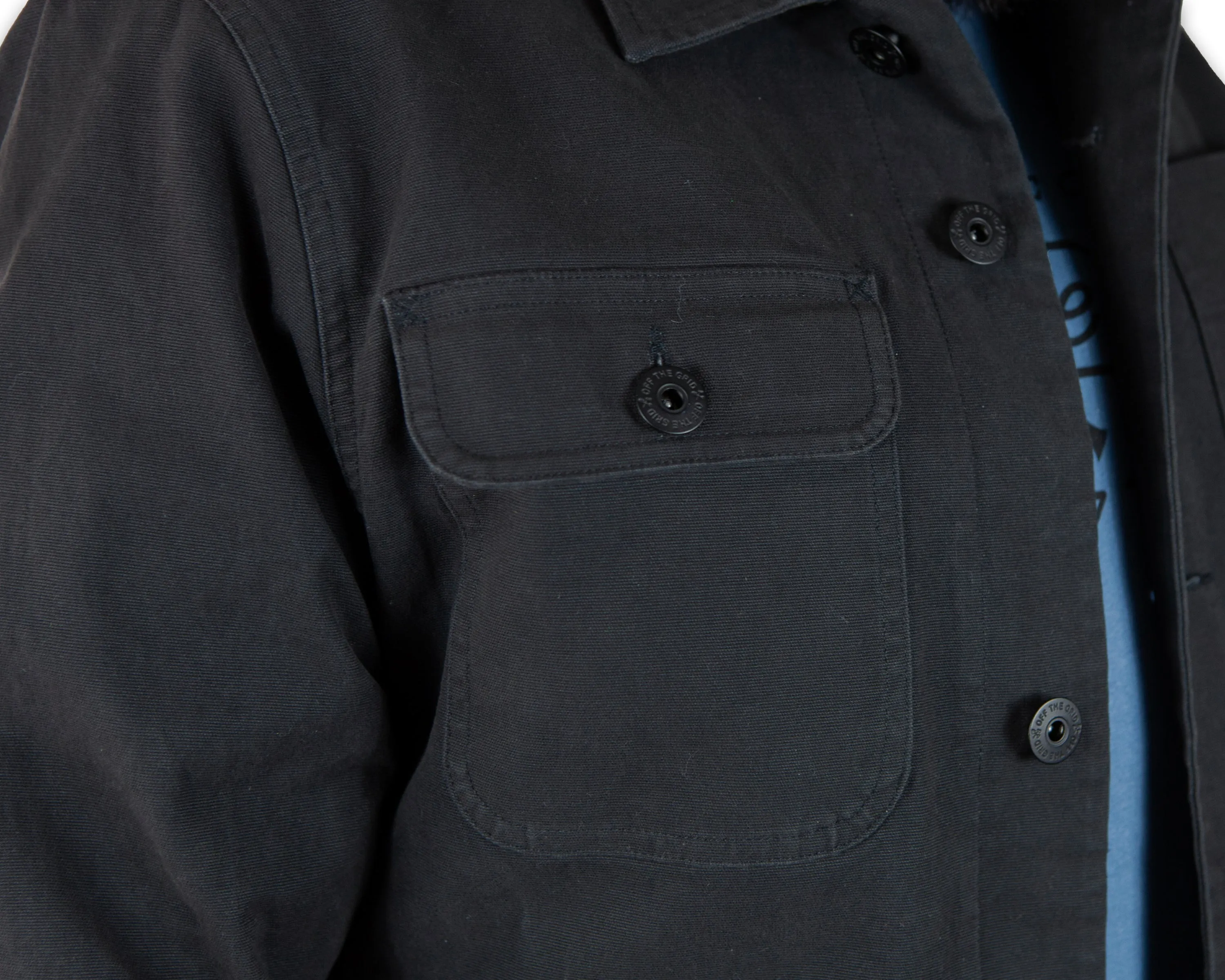Heston Chore Coat - Black sold by Off The Grid Surplus product image thumbnail 2