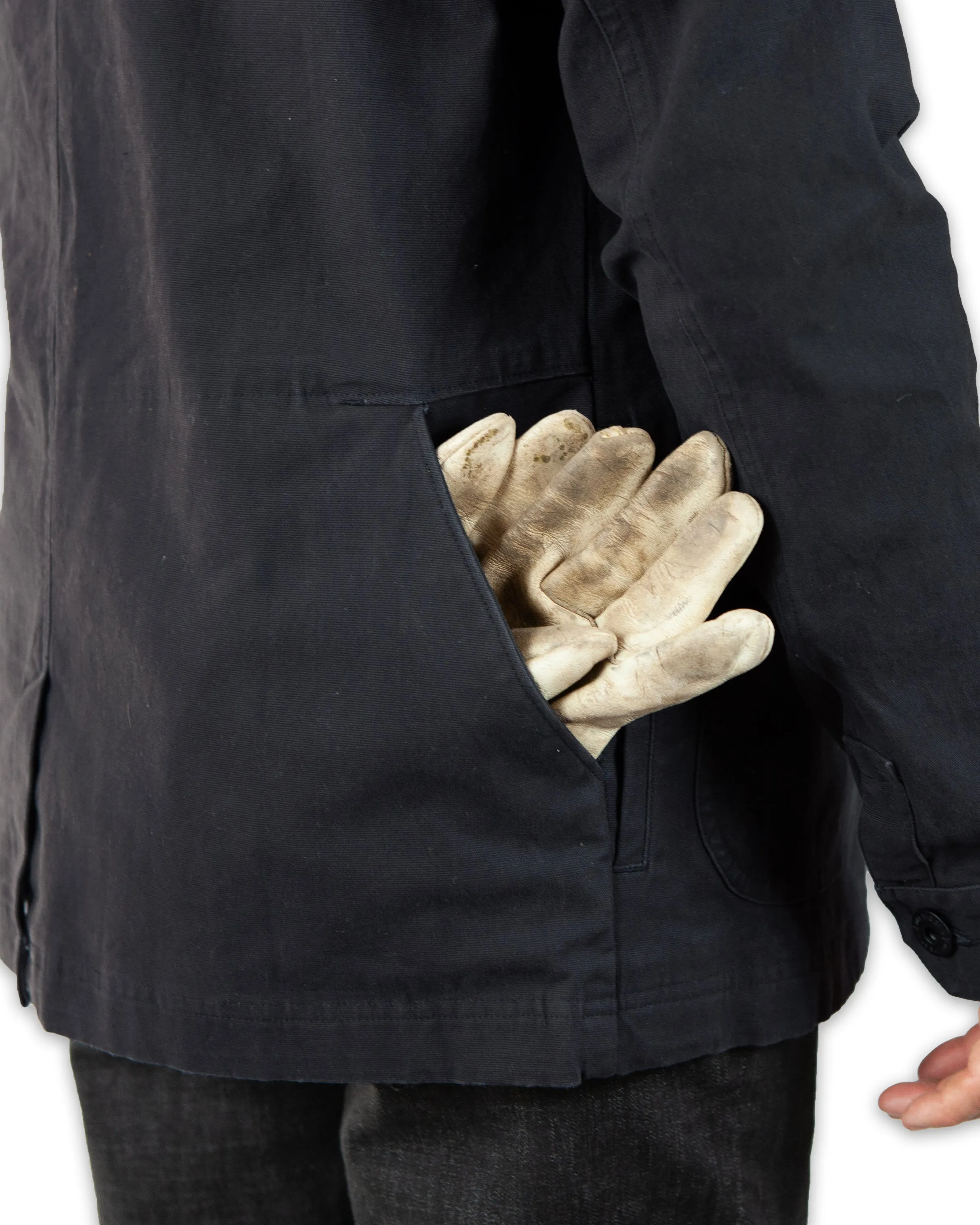 Heston Chore Coat - Black sold by Off The Grid Surplus product image thumbnail 5
