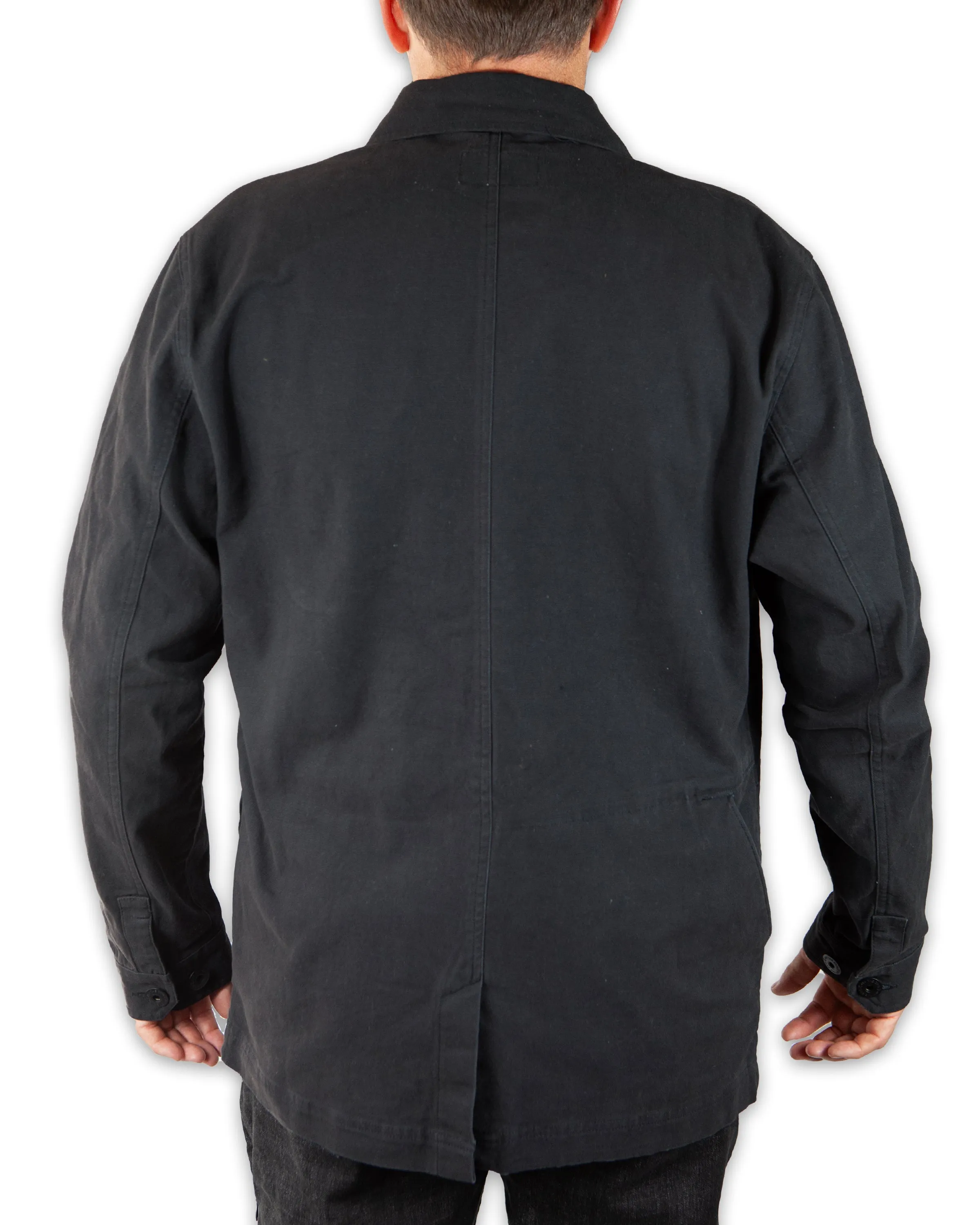 Heston Chore Coat - Black sold by Off The Grid Surplus product image thumbnail 3