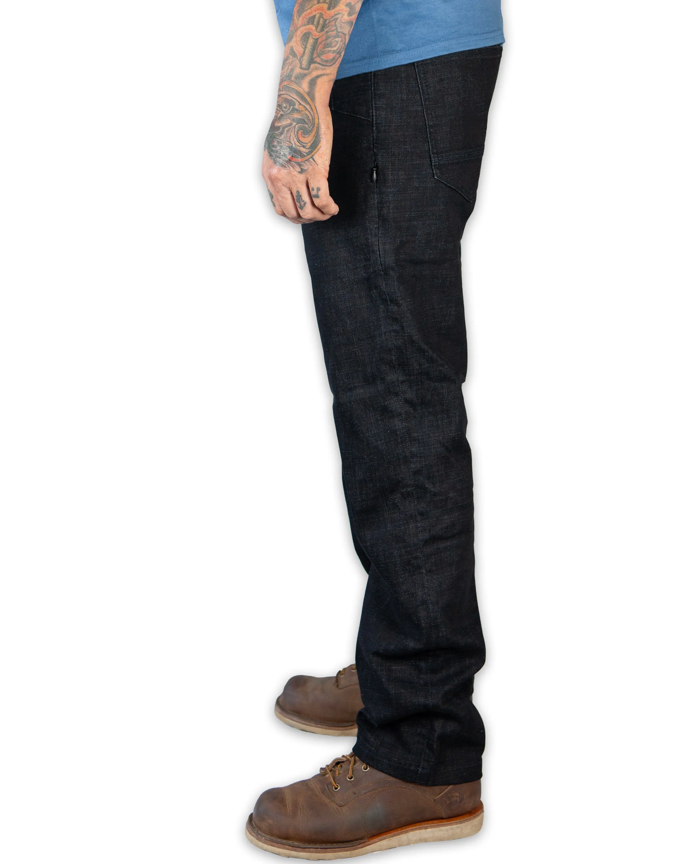 Hideout Denim Standard Fit - Black sold by Off The Grid Surplus product image thumbnail 4