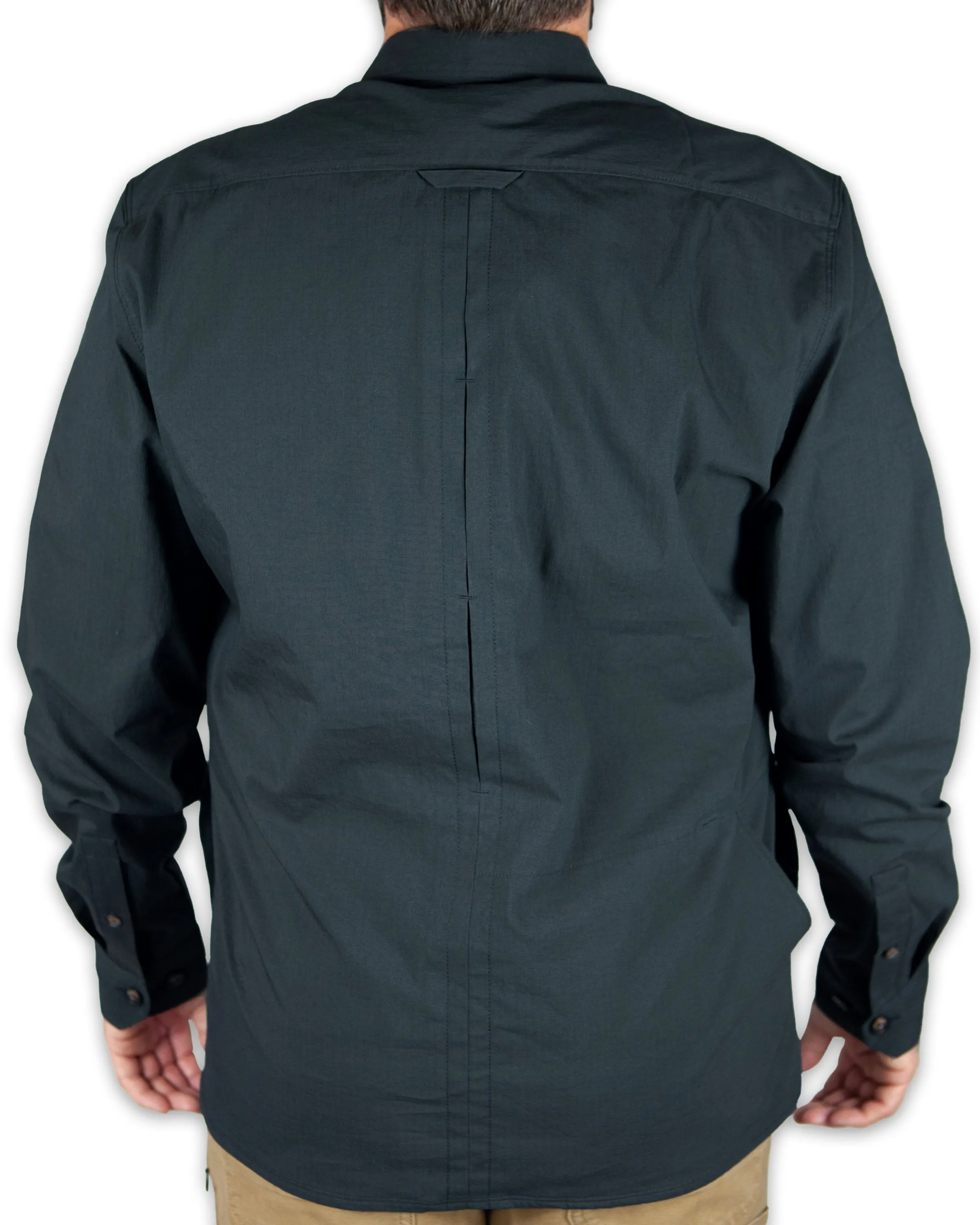Echo Bravo LS Shirt - Vintage Black sold by Off The Grid Surplus product image thumbnail 4