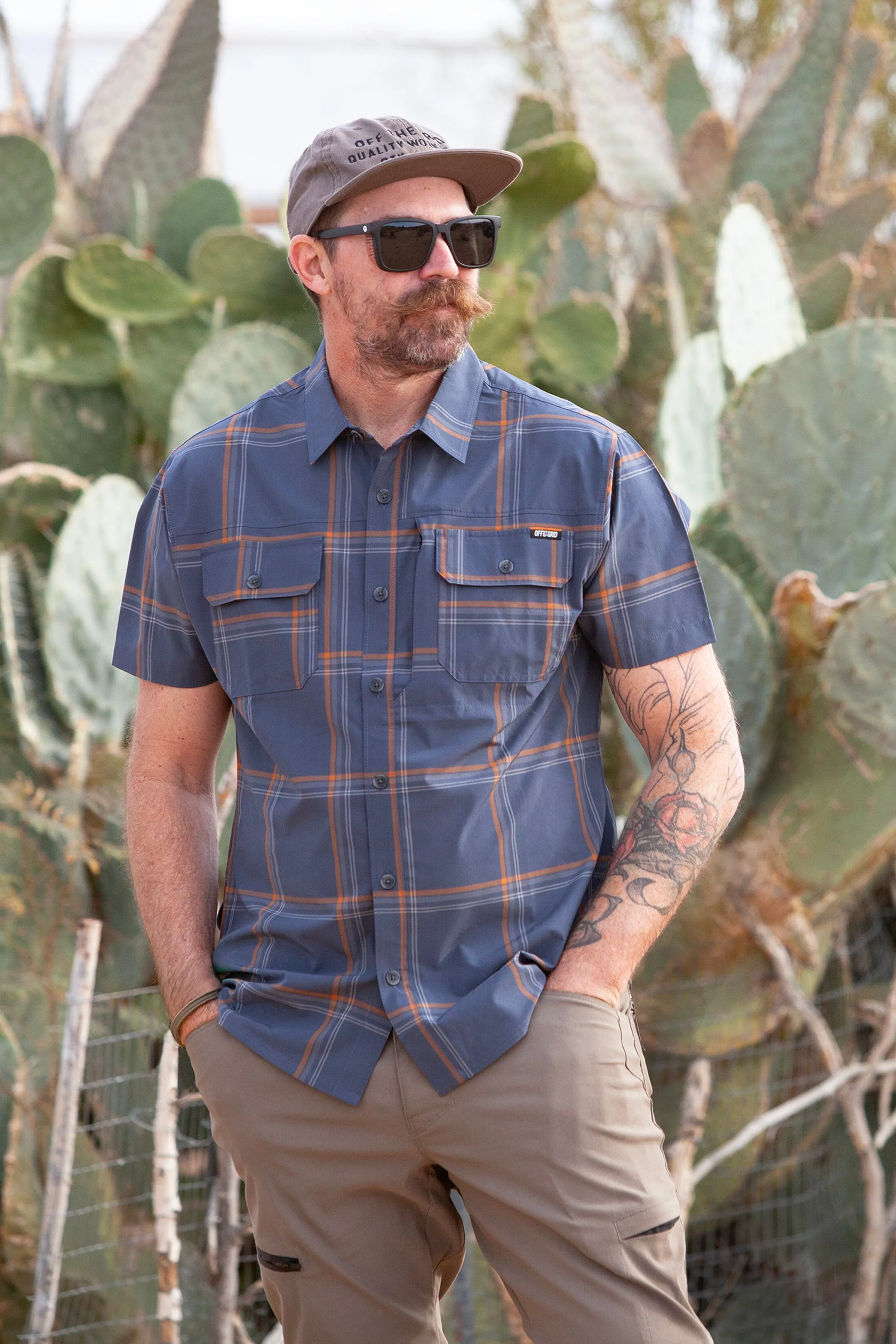 Jack Knife SS Shirt - Dk Gray Blue sold by Off The Grid Surplus