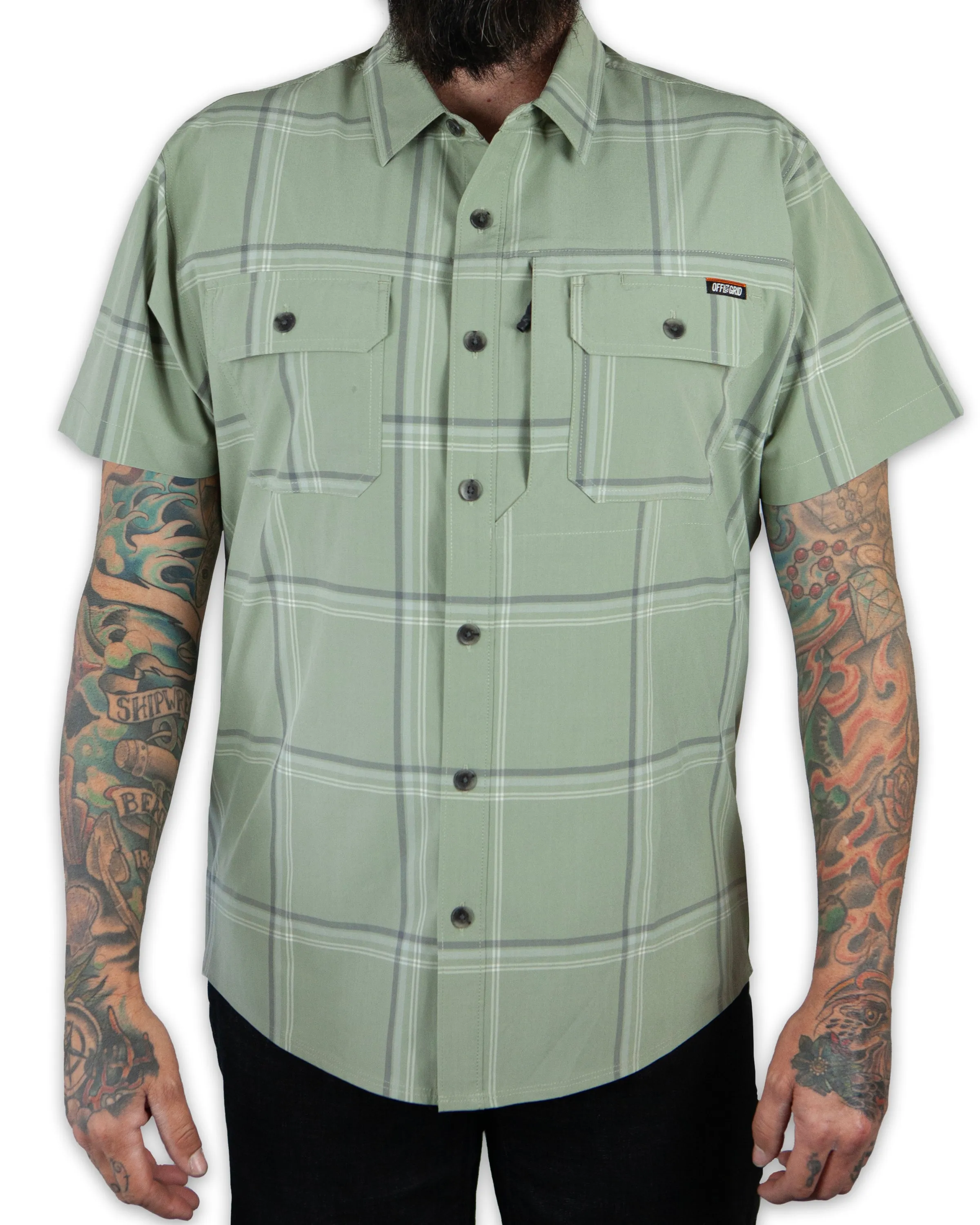 Jack Knife SS Shirt - Sage Green sold by Off The Grid Surplus