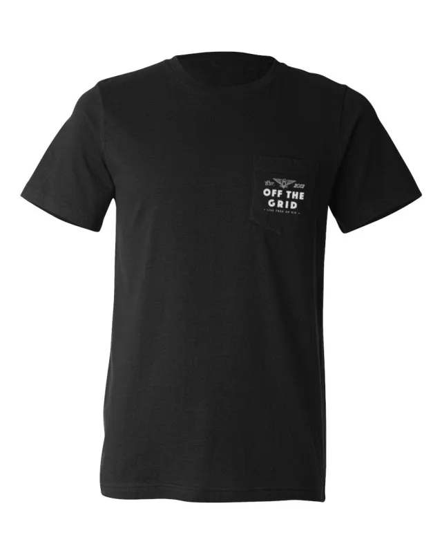 All Out Pocket Tee - Black made by Off The Grid Surplus