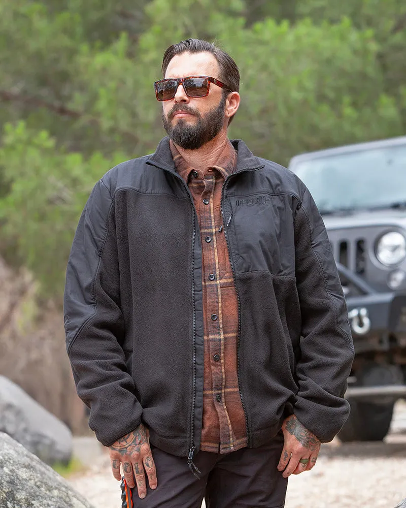 Bruin Fleece Zip Up - Black sold by Off The Grid Surplus