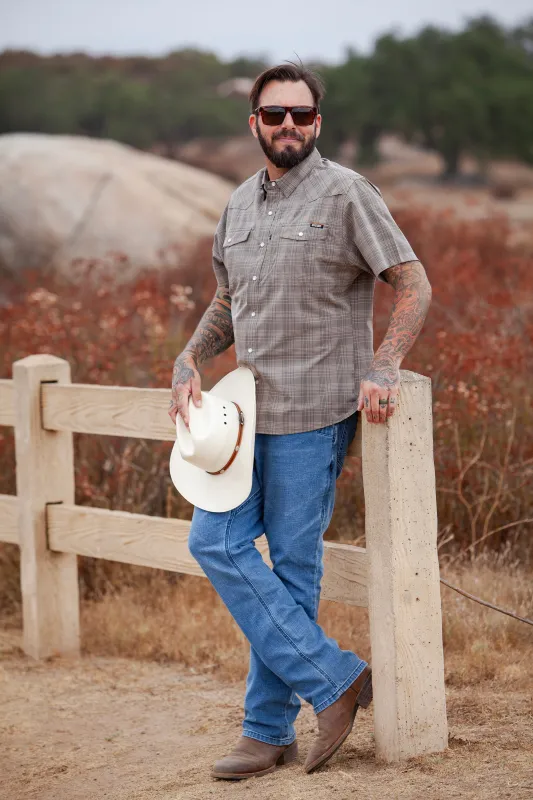 Deke SS Shirt - Beluga Brown sold by Off The Grid Surplus